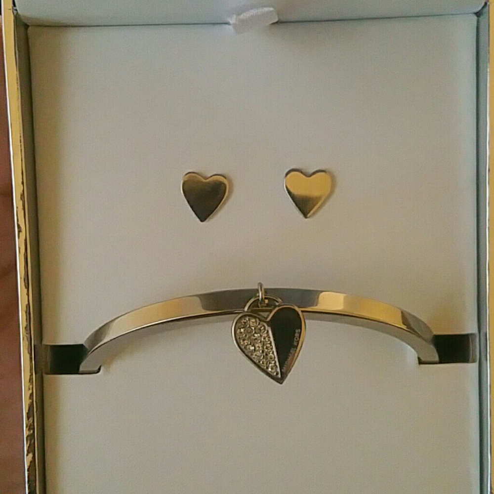 Michael Kors Bracelet and Earring Set
